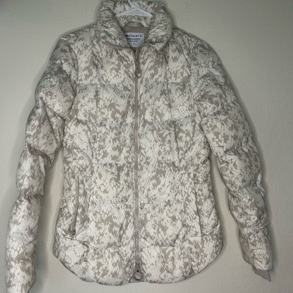 Athleta Downtown Printed Jacket In Python Seasalt… - image 4